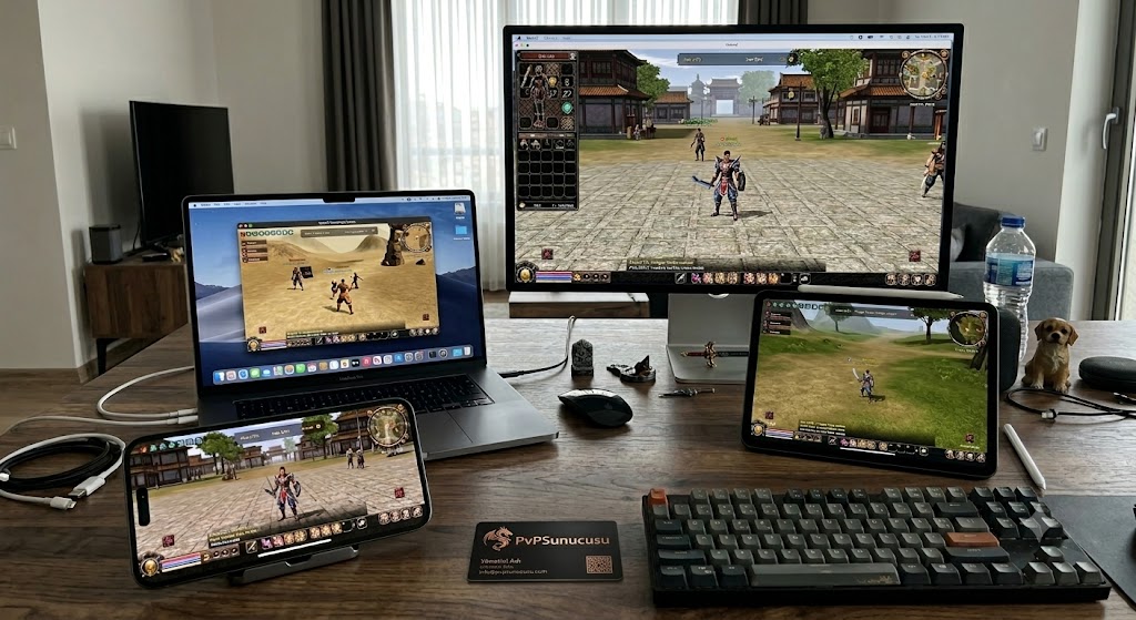 Windows, macOS, mobil ve tablet için Metin2 Cross Platform